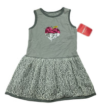 Load image into Gallery viewer, Girls BARBY'S, grey sleeveless dress, sequins, NEW, size 4, L: 49cm