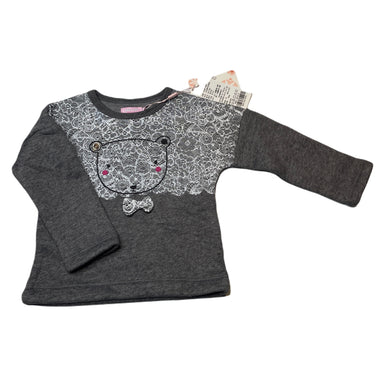 Girls Funky Babe, fleece lined lightweight sweater / top, NEW, size 2,  