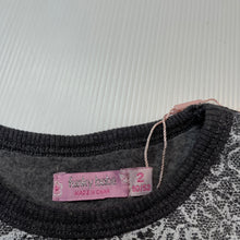 Load image into Gallery viewer, Girls Funky Babe, fleece lined lightweight sweater / top, NEW, size 2,  