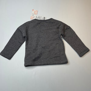 Girls Funky Babe, fleece lined lightweight sweater / top, NEW, size 2,  