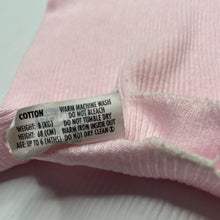 Load image into Gallery viewer, Girls Bonds, set of 2 pink ribbed cotton singlet tops, GUC, size 00,  