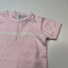Load image into Gallery viewer, Girls Baby World, pink cotton bodysuit / romper, GUC, size 00,  