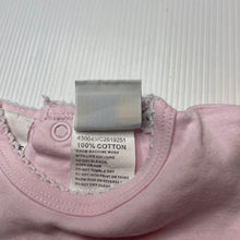 Load image into Gallery viewer, Girls Baby World, pink cotton bodysuit / romper, GUC, size 00,  