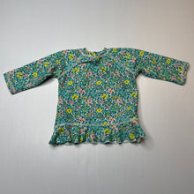 Load image into Gallery viewer, Girls Cotton On, floral long sleeve rashie / swim top, EUC, size 00,  