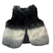 Load image into Gallery viewer, Girls Peter Morrissey, lined faux fur vest, singlet button fasten, EUC, size 4,  