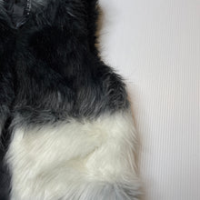Load image into Gallery viewer, Girls Peter Morrissey, lined faux fur vest, singlet button fasten, EUC, size 4,  