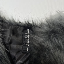 Load image into Gallery viewer, Girls Peter Morrissey, lined faux fur vest, singlet button fasten, EUC, size 4,  