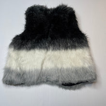 Load image into Gallery viewer, Girls Peter Morrissey, lined faux fur vest, singlet button fasten, EUC, size 4,  