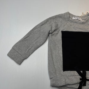unisex Baby Legging Co, fleece lined sweater / jumper, NEW, size 2,  