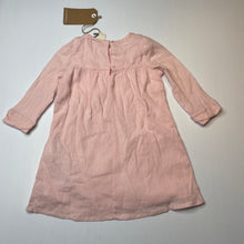 Load image into Gallery viewer, Girls Cotton On, embroidered lined crinkle cotton dress, NEW, size 2, L: 49cm