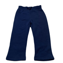 Load image into Gallery viewer, Girls H&amp;T, navy fleece lined track pants, elasticated, NEW, size 2,  