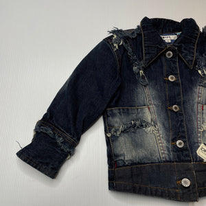 Girls DKNY Baby, cotton lined denim jacket, GUC, size 2,  