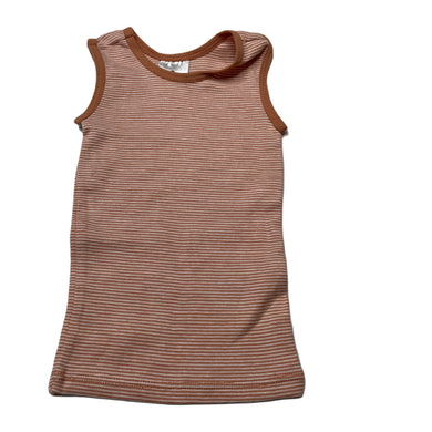 unisex Target, striped cotton singlet top, EUC, size 0000,  