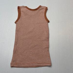 unisex Target, striped cotton singlet top, EUC, size 0000,  