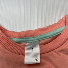 Load image into Gallery viewer, Girls Target, embroidered fleece lined sweater / jumper, GUC, size 2,  