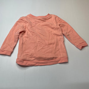 Girls Target, embroidered fleece lined sweater / jumper, GUC, size 2,  