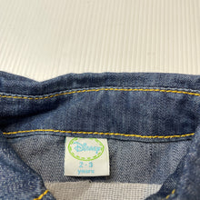 Load image into Gallery viewer, Boys Disney, Mickey Mouse lightweight denim vest, poppers, EUC, size 2-3,  