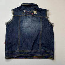 Load image into Gallery viewer, Boys Disney, Mickey Mouse lightweight denim vest, poppers, EUC, size 2-3,  