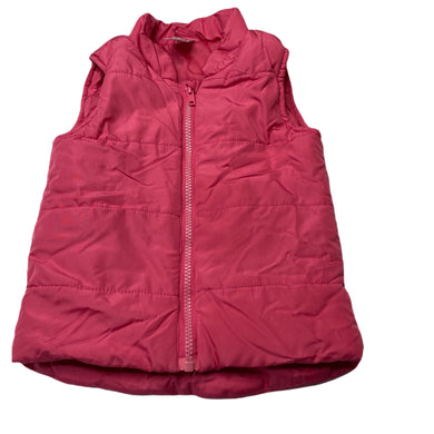 Girls Kids & Co, pink puffer vest / sleeveless jacket, GUC, size 3,  