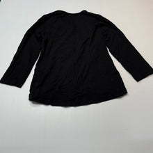 Load image into Gallery viewer, Girls Zara, black stretchy long sleeve top, EUC, size 4,  