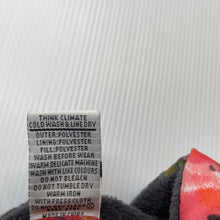 Load image into Gallery viewer, Girls Target, fleece lined floral puffer vest / jacket, EUC, size 4,  