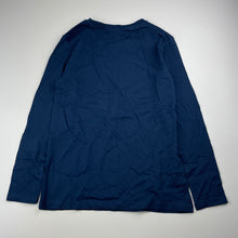 Load image into Gallery viewer, Girls L&amp;D, navy cotton long sleeve top, EUC, size 10,  
