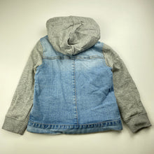 Load image into Gallery viewer, Boys Target, hooded denim jacket, poppers, GUC, size 3,  