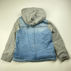 Boys Target, hooded denim jacket, poppers, GUC, size 3,  