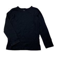 Load image into Gallery viewer, Girls H&amp;T, black stretchy long sleeve top, EUC, size 6,  
