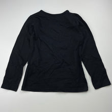 Load image into Gallery viewer, Girls H&amp;T, black stretchy long sleeve top, EUC, size 6,  