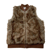Load image into Gallery viewer, Girls Target, lined faux fur zip up vest, GUC, size 10,  