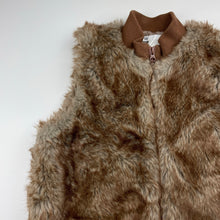Load image into Gallery viewer, Girls Target, lined faux fur zip up vest, GUC, size 10,  
