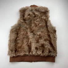 Load image into Gallery viewer, Girls Target, lined faux fur zip up vest, GUC, size 10,  