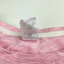 Load image into Gallery viewer, Girls Target, pink marle ruffle cotton top, EUC, size 12,  