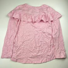 Load image into Gallery viewer, Girls Target, pink marle ruffle cotton top, EUC, size 12,  