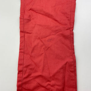Girls L&D, lightweight stretch cotton chino pants, adjustable, Inside leg: 71.5cm, light mark right knee, FUC, size 12,  