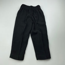 Load image into Gallery viewer, Boys Zeal, black suit/formal pants, elasticated, Inside leg: 32cm, EUC, size 2,  