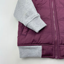Load image into Gallery viewer, Boys H&amp;T, maroon &amp; grey jacket / coat, GUC, size 3,  