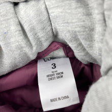 Load image into Gallery viewer, Boys H&amp;T, maroon &amp; grey jacket / coat, GUC, size 3,  