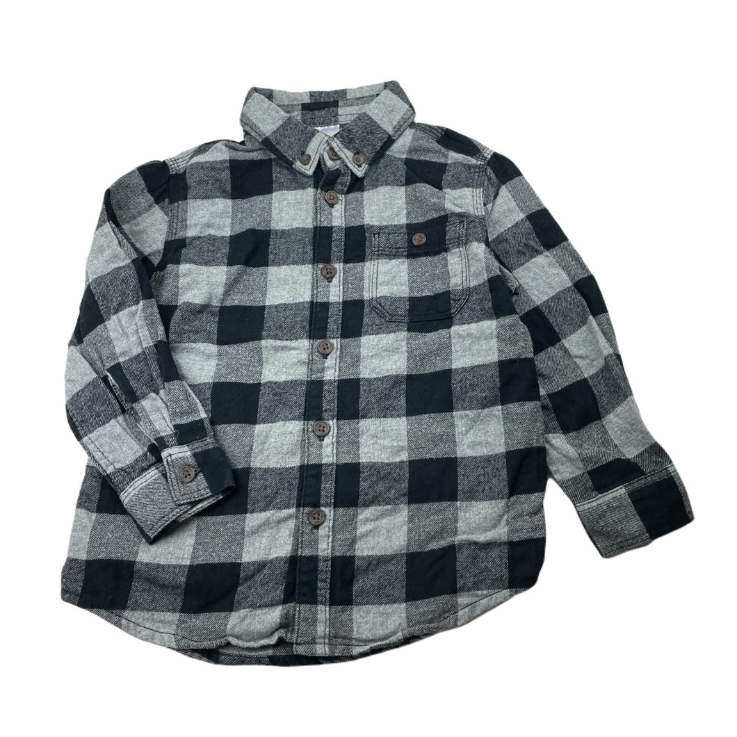 Boys Target, flannel cotton long sleeve shirt, GUC, size 4,  