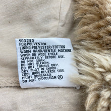Load image into Gallery viewer, Girls Mango, lined faux fur hooded vest / jacket, EUC, size 1,  