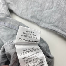 Load image into Gallery viewer, Girls TINY GYPSY, grey stretchy long sleeve top, feather, EUC, size 5,  