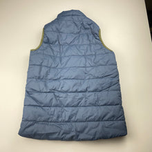 Load image into Gallery viewer, Boys Lily &amp; Dan, blue puffer vest / sleeveless jacket, EUC, size 9-10,  