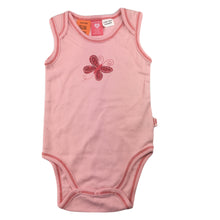 Load image into Gallery viewer, Pumpkin Patch pink cotton singletsuit / bodysuit, butterfly, size 0, Pre-loved