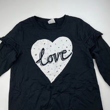 Load image into Gallery viewer, Girls B Collection, black lightweight sweater / long sleeve top, GUC, size 14,  