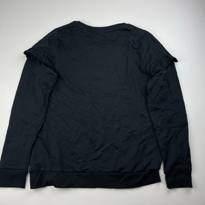 Girls B Collection, black lightweight sweater / long sleeve top, GUC, size 14,  