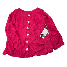 Load image into Gallery viewer, Girls hide &amp; SEEK, pink lightweight cotton long sleeve top, NEW, size 6,  