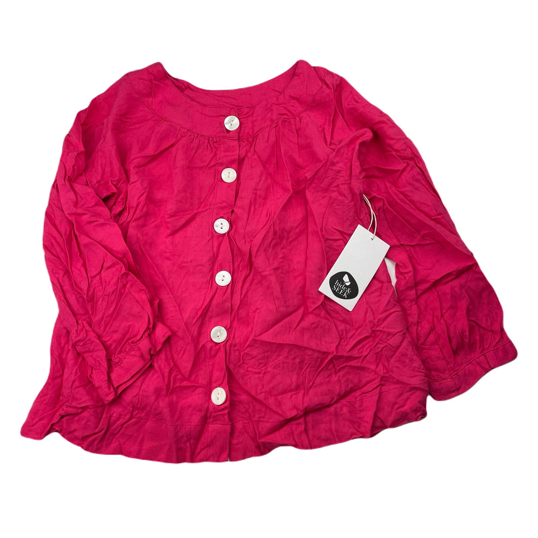 Girls hide & SEEK, pink lightweight cotton long sleeve top, NEW, size 6,  
