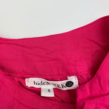 Load image into Gallery viewer, Girls hide &amp; SEEK, pink lightweight cotton long sleeve top, NEW, size 6,  
