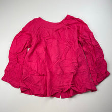 Load image into Gallery viewer, Girls hide &amp; SEEK, pink lightweight cotton long sleeve top, NEW, size 6,  